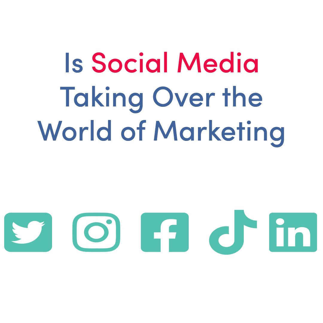 Is Social Media Taking Over the World of Marketing? Icons of Instagram, LinkedIn, Twitter, Facebook and TikTok