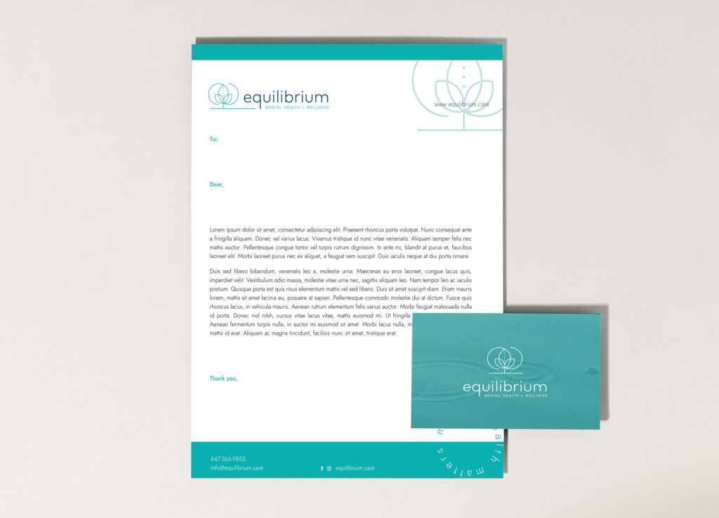 Letterhead & Business Card Mockup