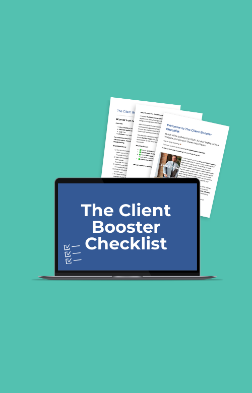 The Client Booster Checklist - FREE DOWNLOAD