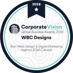 Best Web Design & Digital Marketing Agency 2026 - Canada -Corporate Excellence Awards